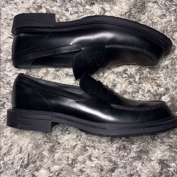 FENDI Frame Leather Loafer Size 12 - Picture 3 of 16